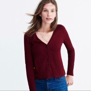 Madewell Knit Button Down Cardigan